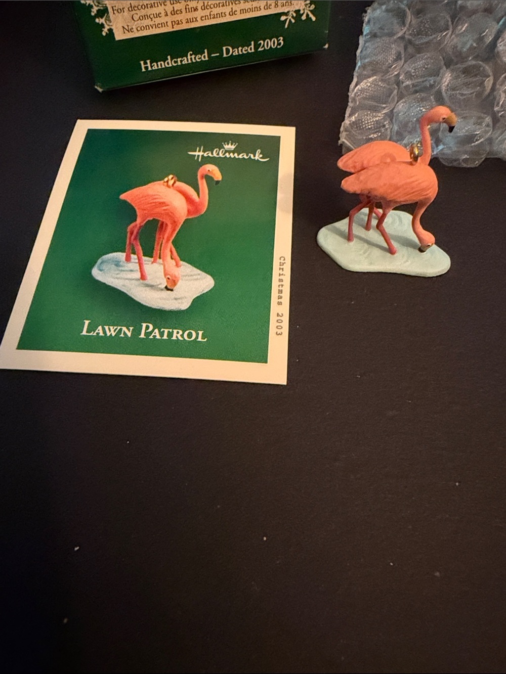 Hallmark Keepsake Miniature ‘Lawn Patrol’ Flamingo Ornament - Picture 9 of 15